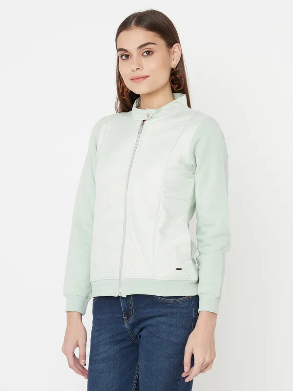 Women Dusty Mint Sweatshirts