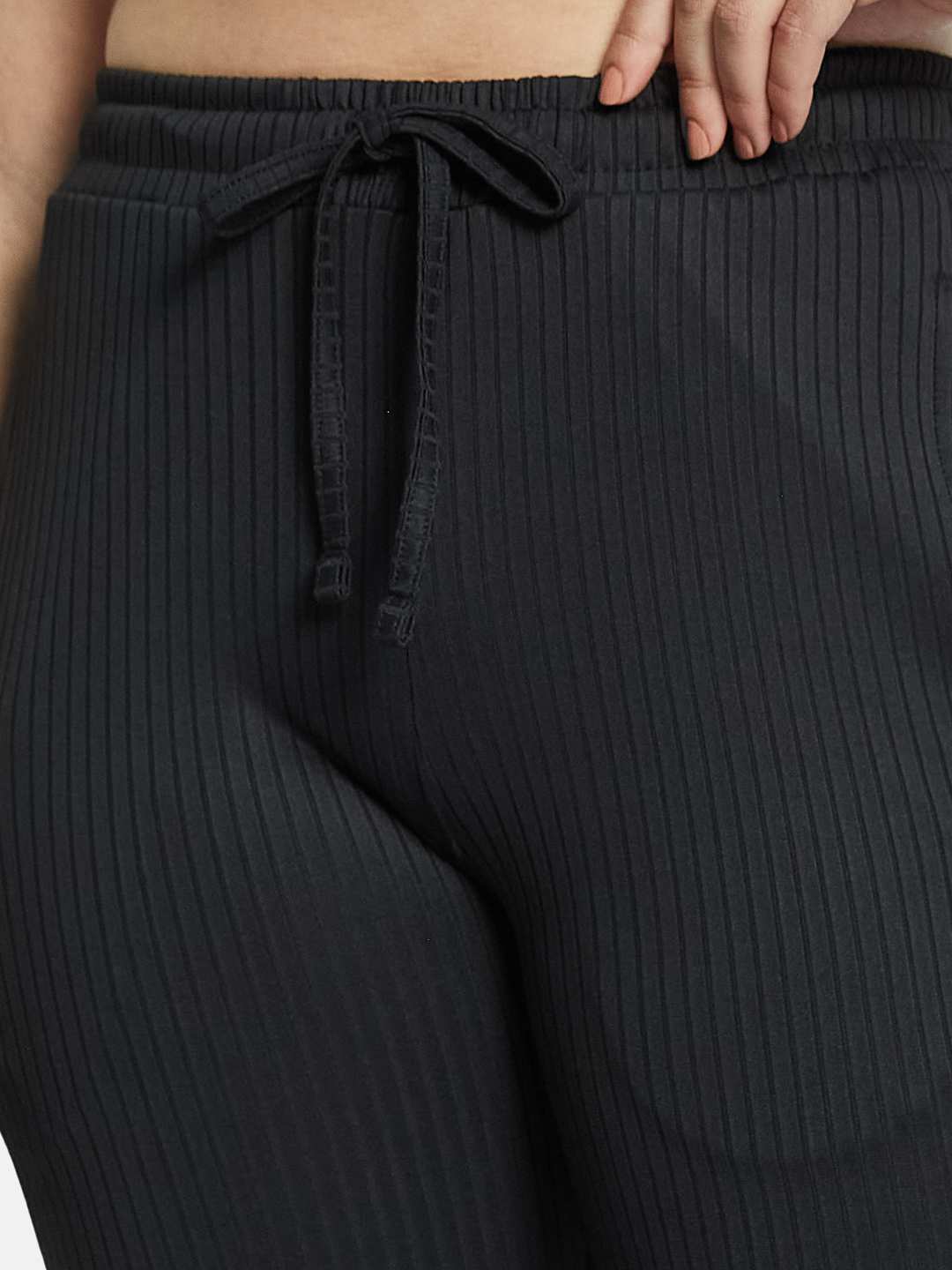 METTLE Women Striped Cotton Track Pants