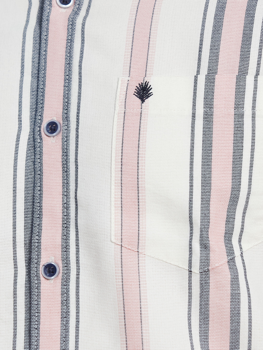 METTLE Men Multi Stripes Opaque Striped Casual Shirt