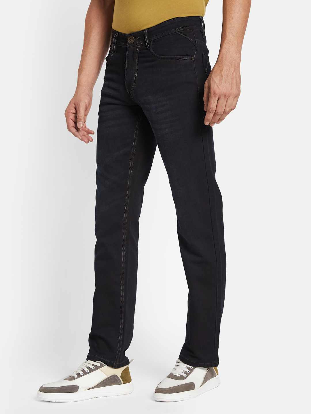 Octave Men Straight Fit Stretchable Jeans