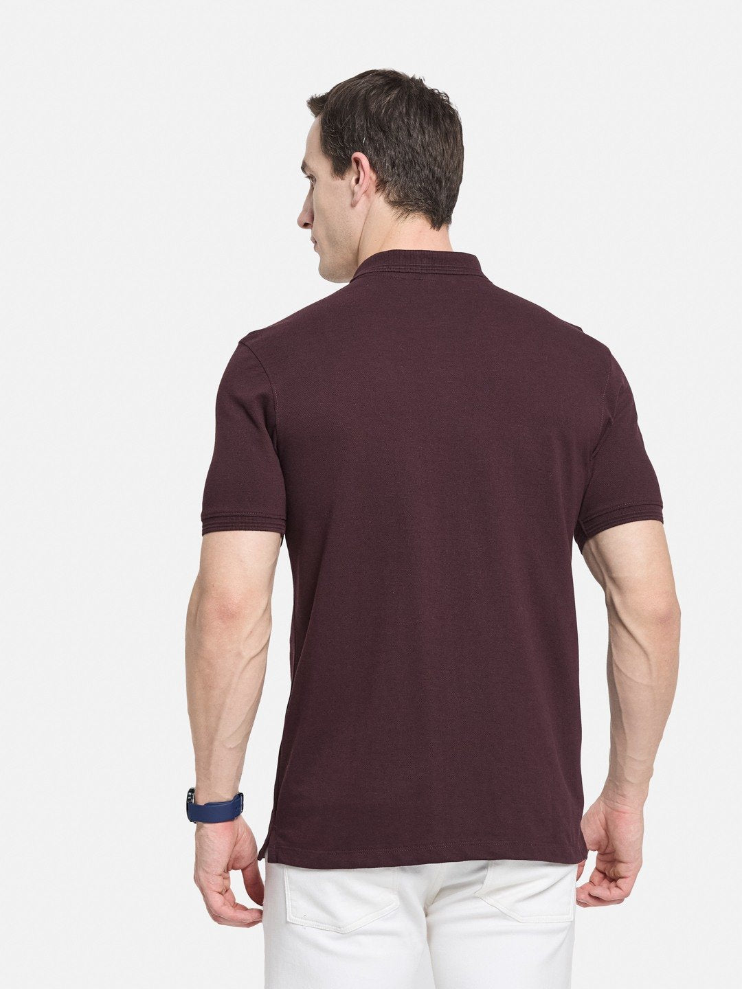 CORE POLO NECK PIQUE  T-SHIRT