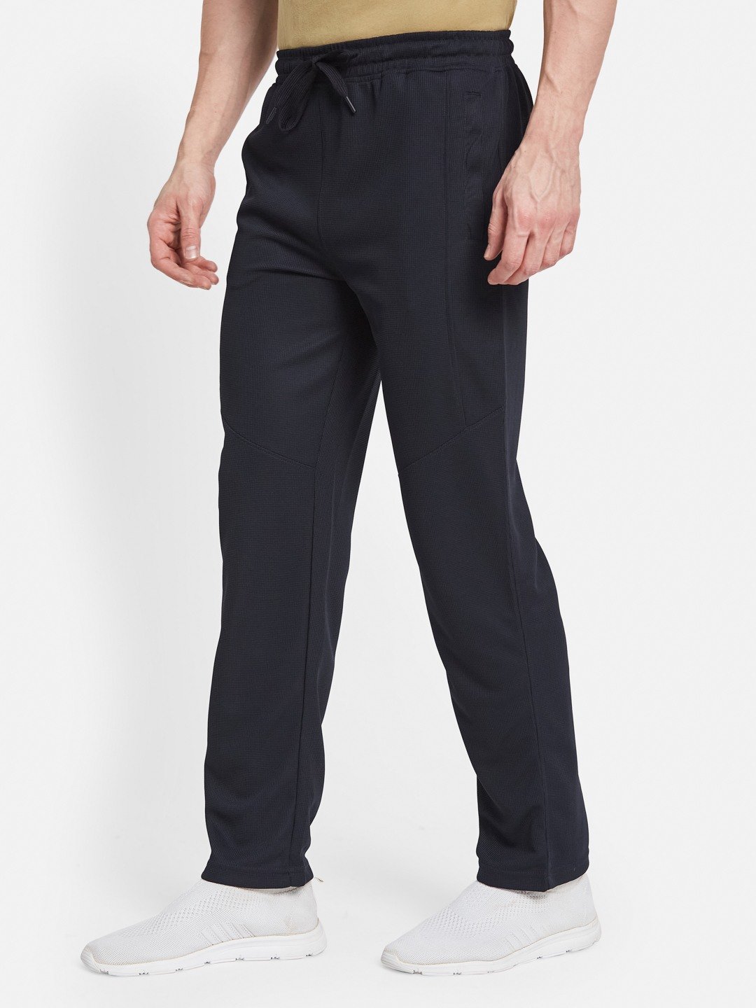 Octave Men Cotton Mid Rise Track Pants