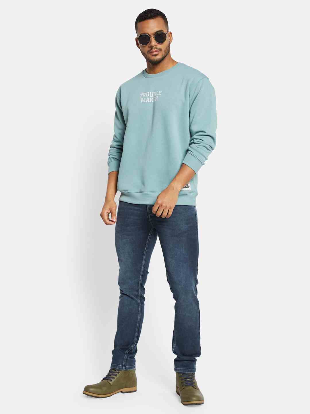 Octave Men Printed Sweatshirt