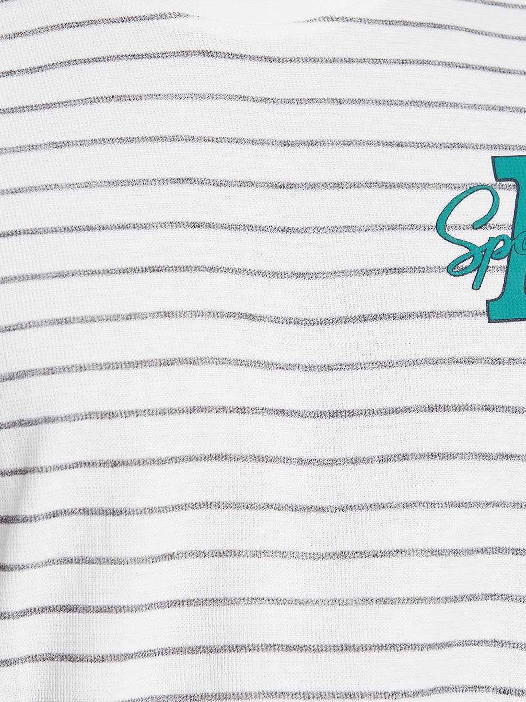 Octave Men Striped T-shirt