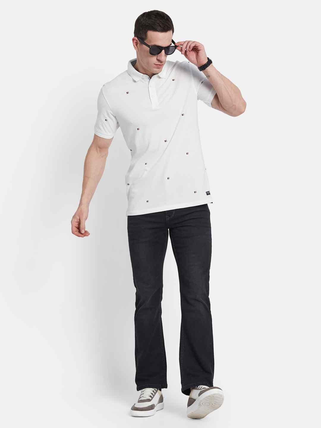 Octave Men Bootcut Stretchable Jeans