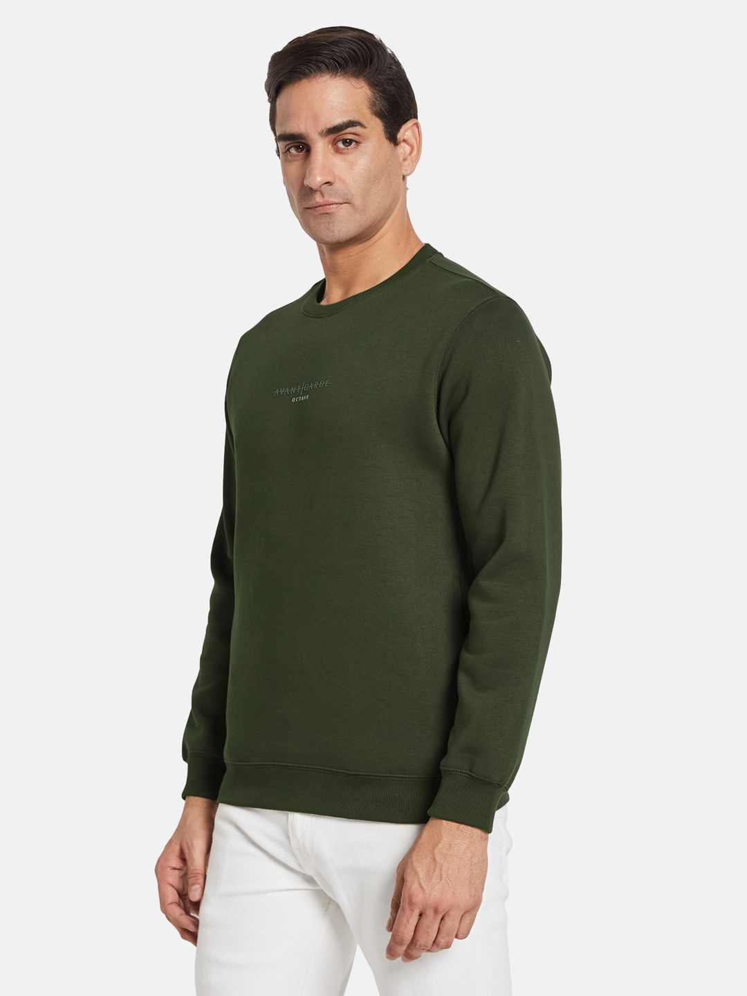 Octave Men Long Sleeves Round Neck Sweatshirt
