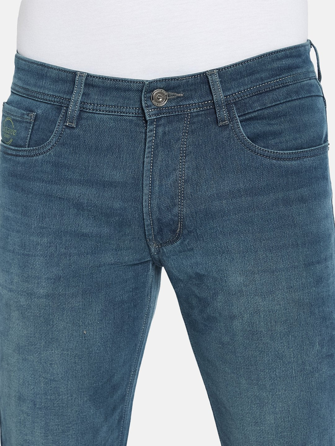 Octave Men Regular Fit Light Fade Stretchable Cotton Jeans
