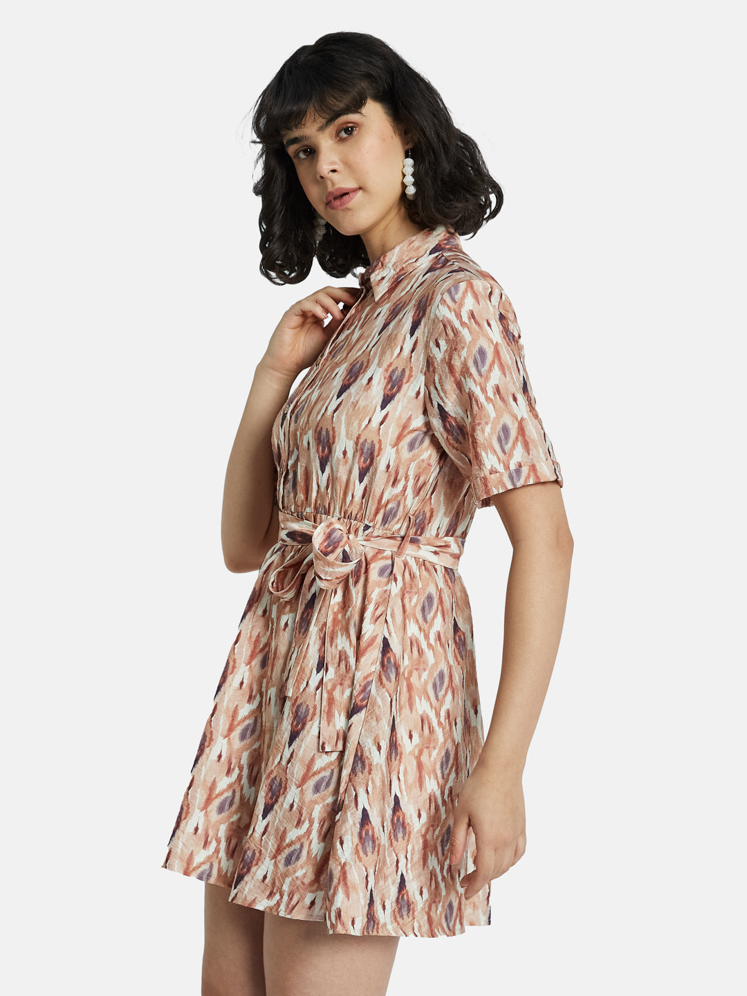 METTLE Floral Fit & Flare Dress