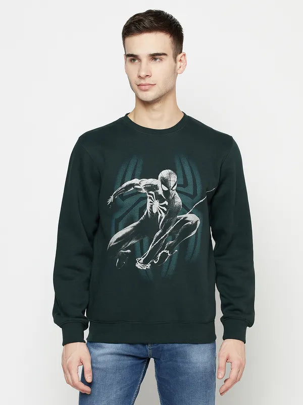 Men Mountain Green Sweatshirts