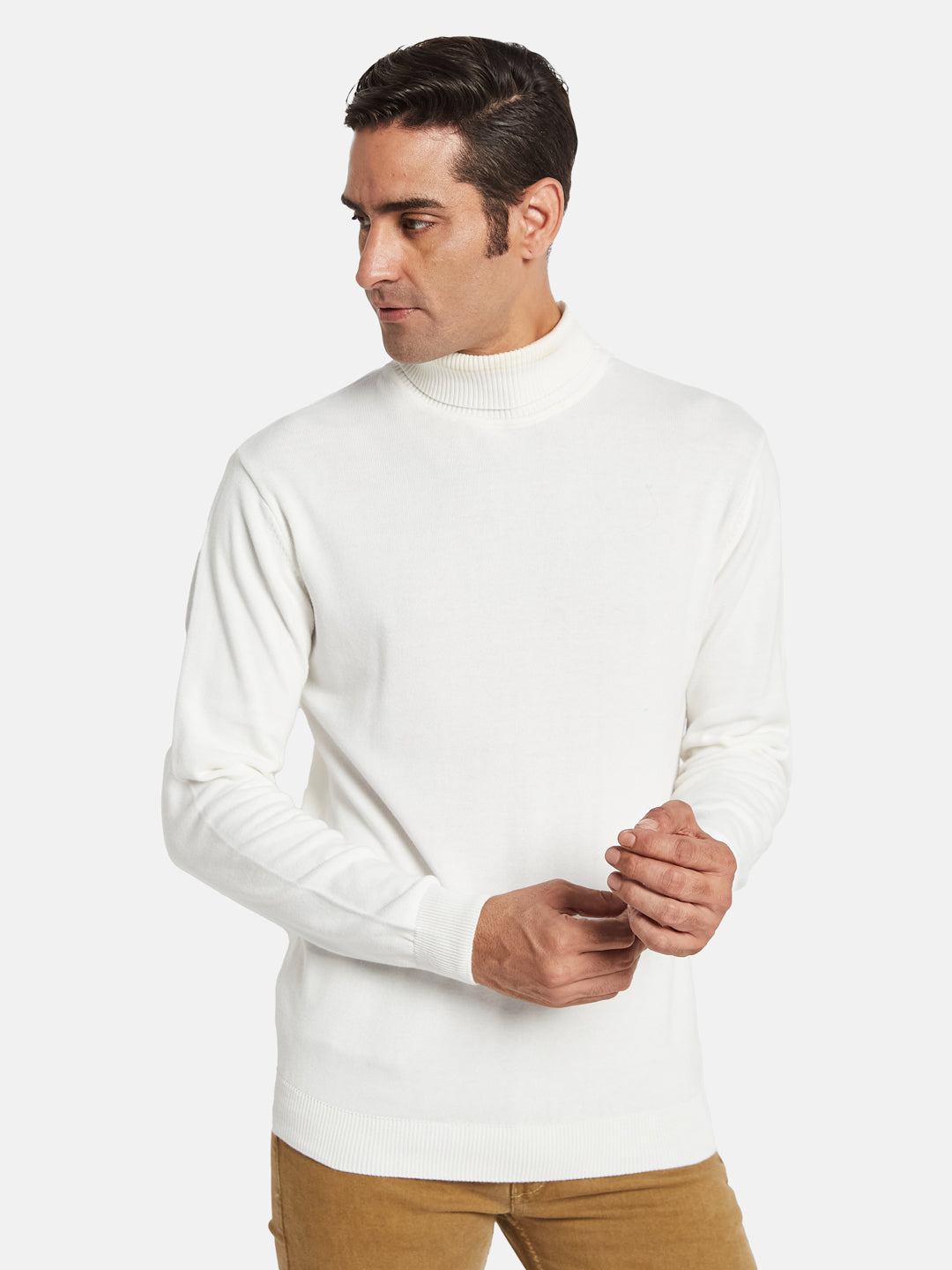 METTLE Men Cotton Pullover Sweaters