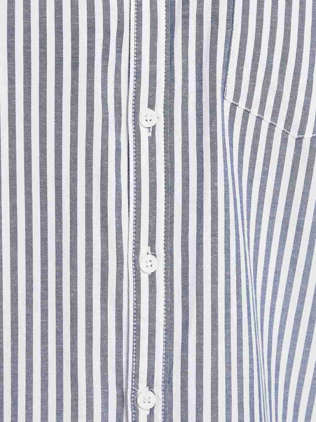 METTLE Men Multi Stripes Opaque Striped Casual Shirt