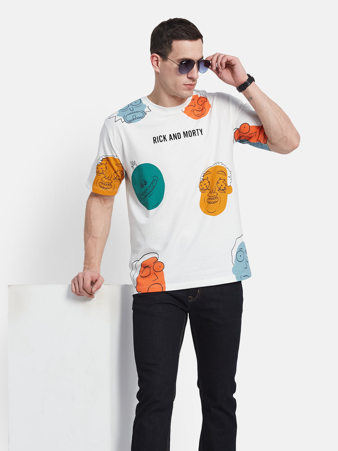 Octave Men Printed T-shirt