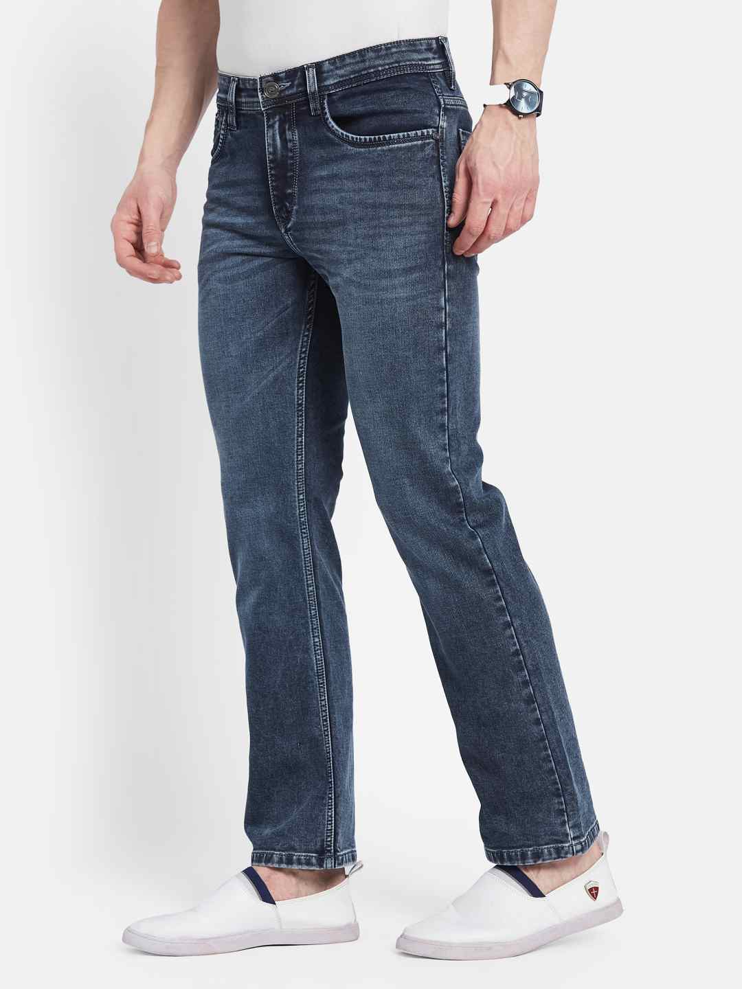 Octave Men Bootcut Stretchable Jeans