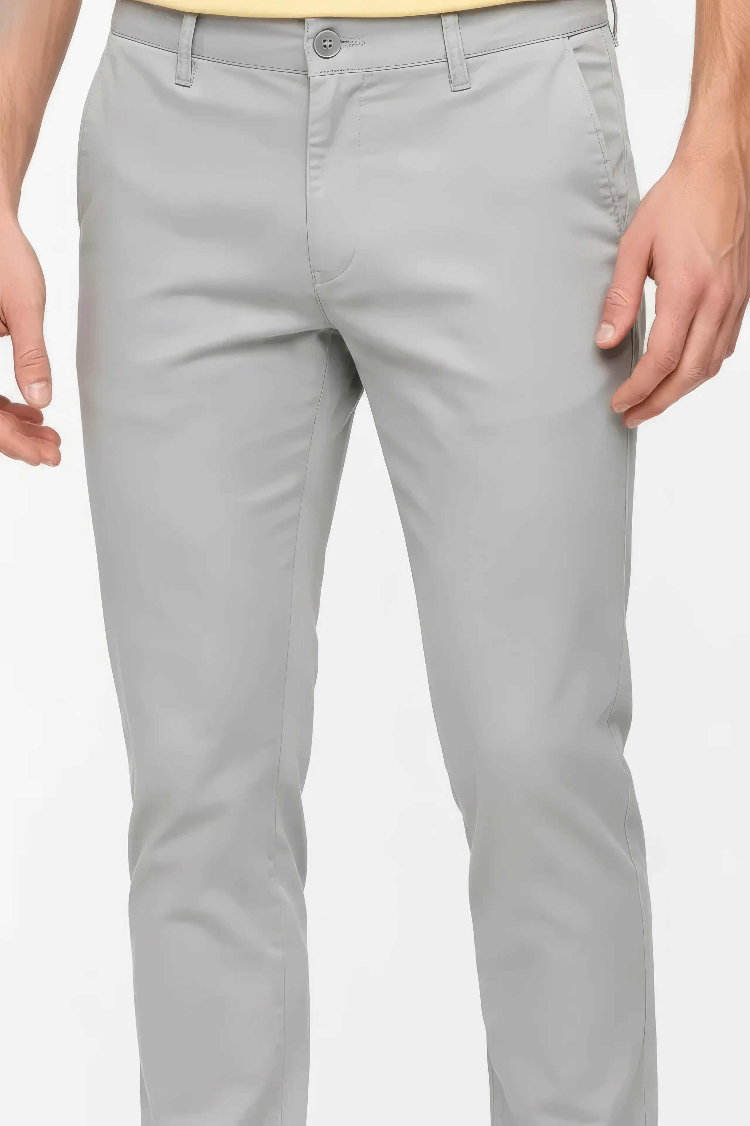 Men Smoke Chinos Trousers