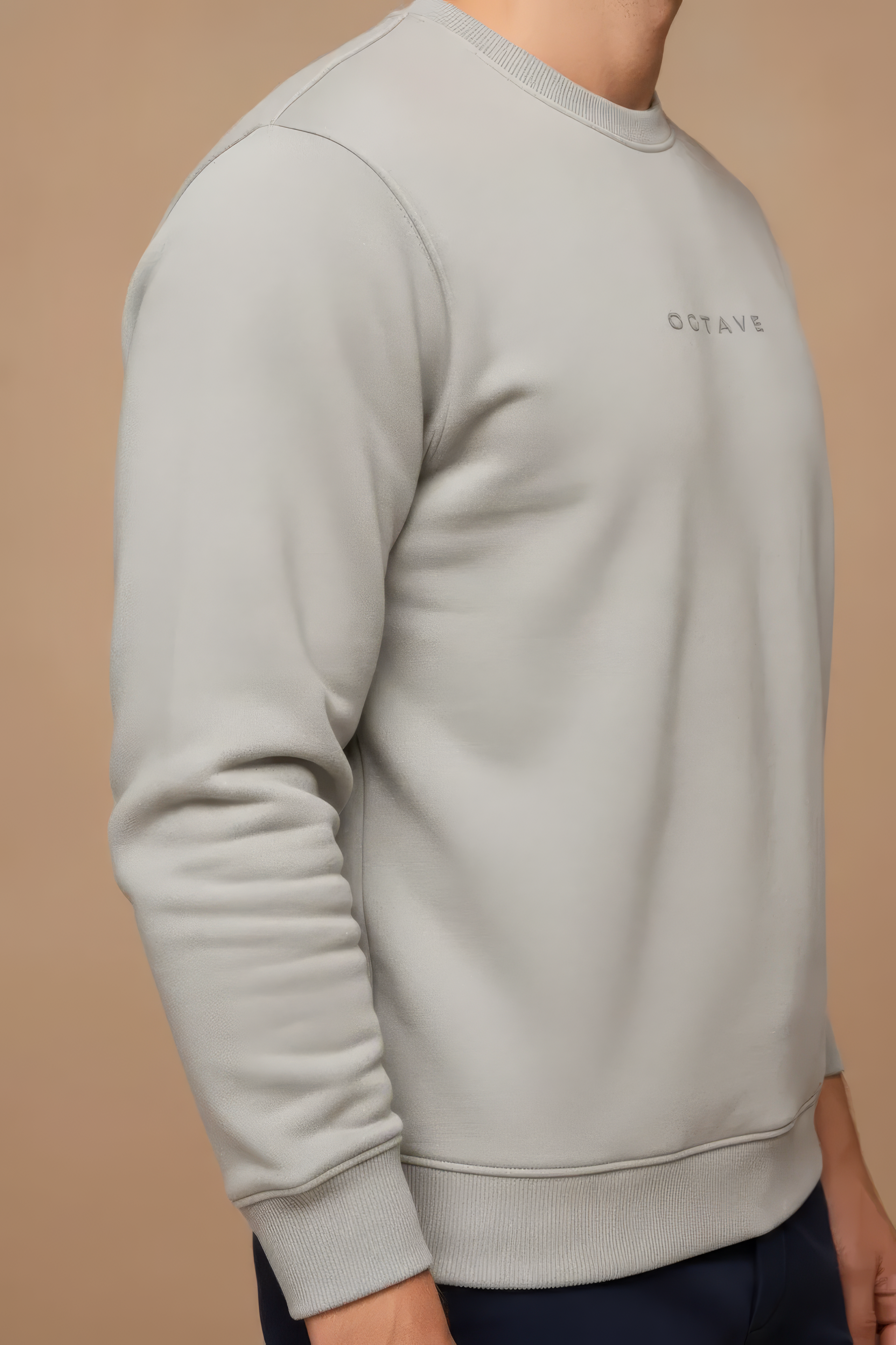 Men’s Premium Arona Crew Neck Cotton Fleece Sweatshirt