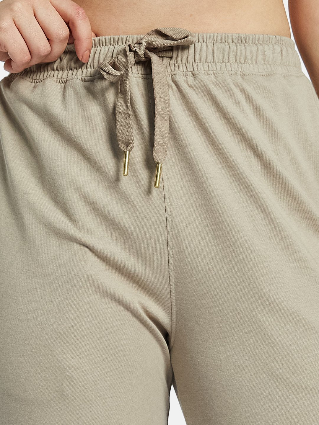 METTLE Women Cotton Mid Rise Track Pants