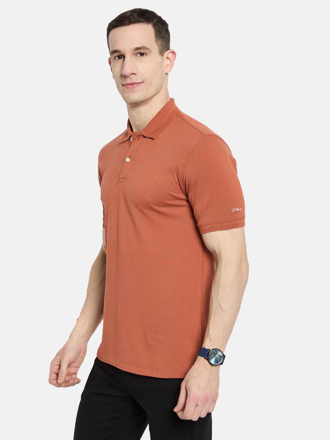 Octave Men Polo Collar T-shirt