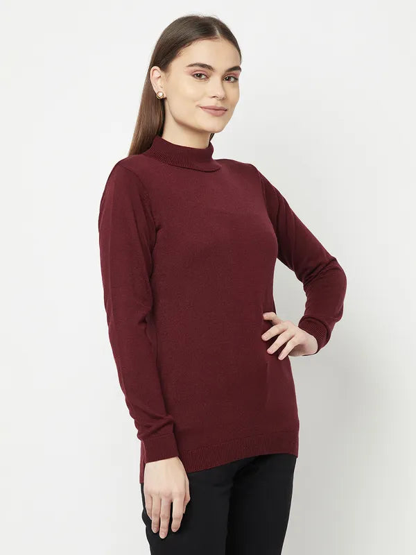 Women Wine Sweaters