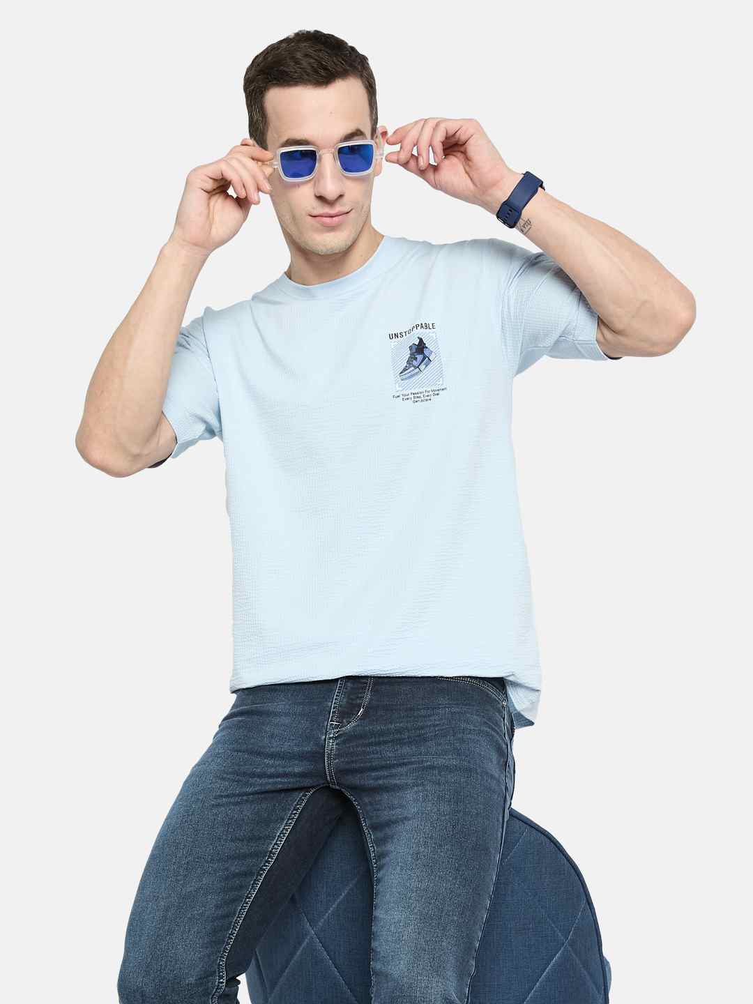 Octave Men Printed T-shirt