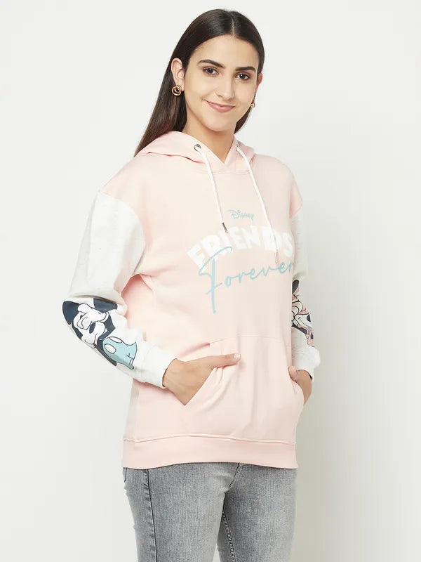 Women Pastel Pink Sweatshirts