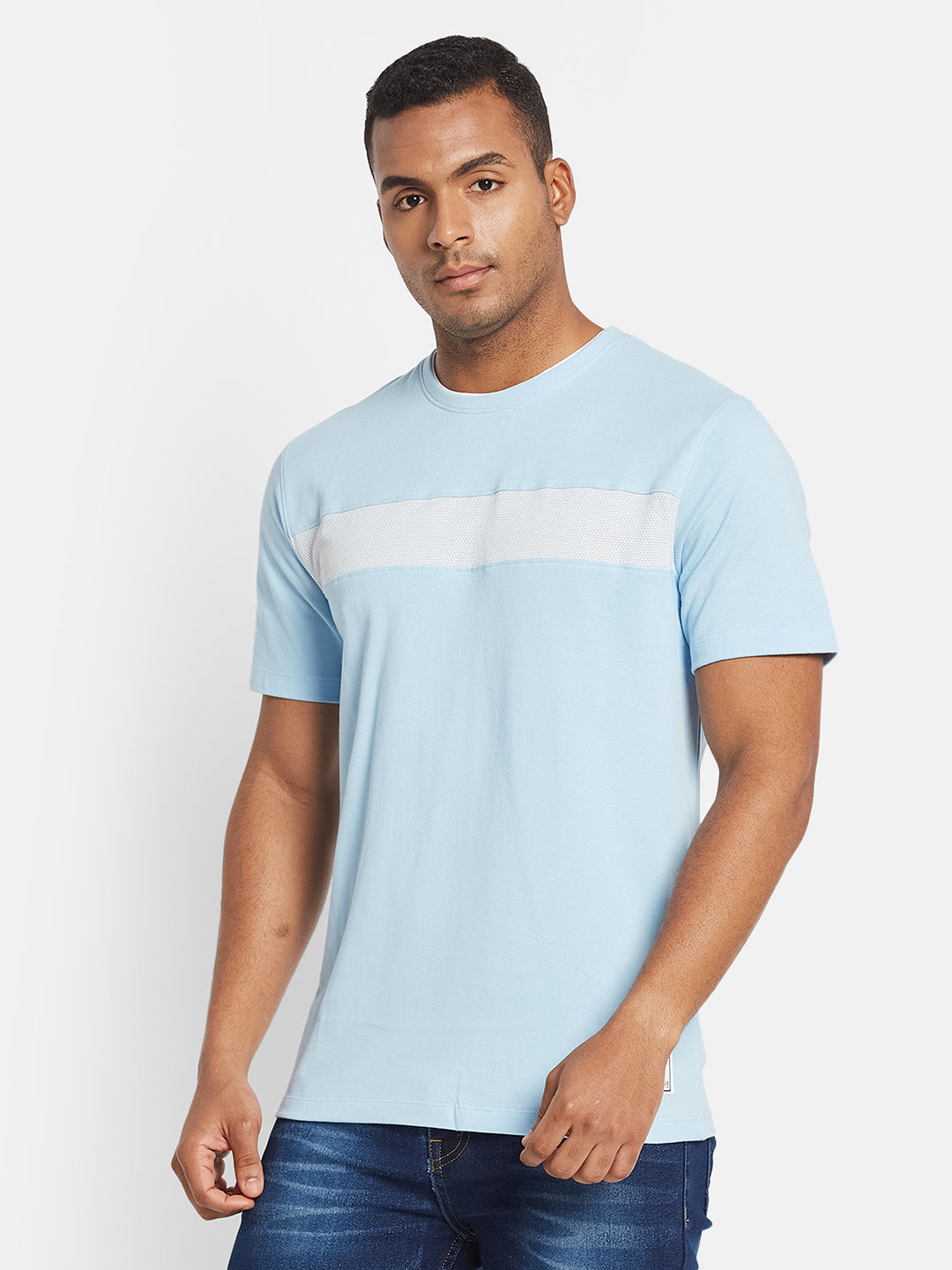 Octave Men Striped T-shirt
