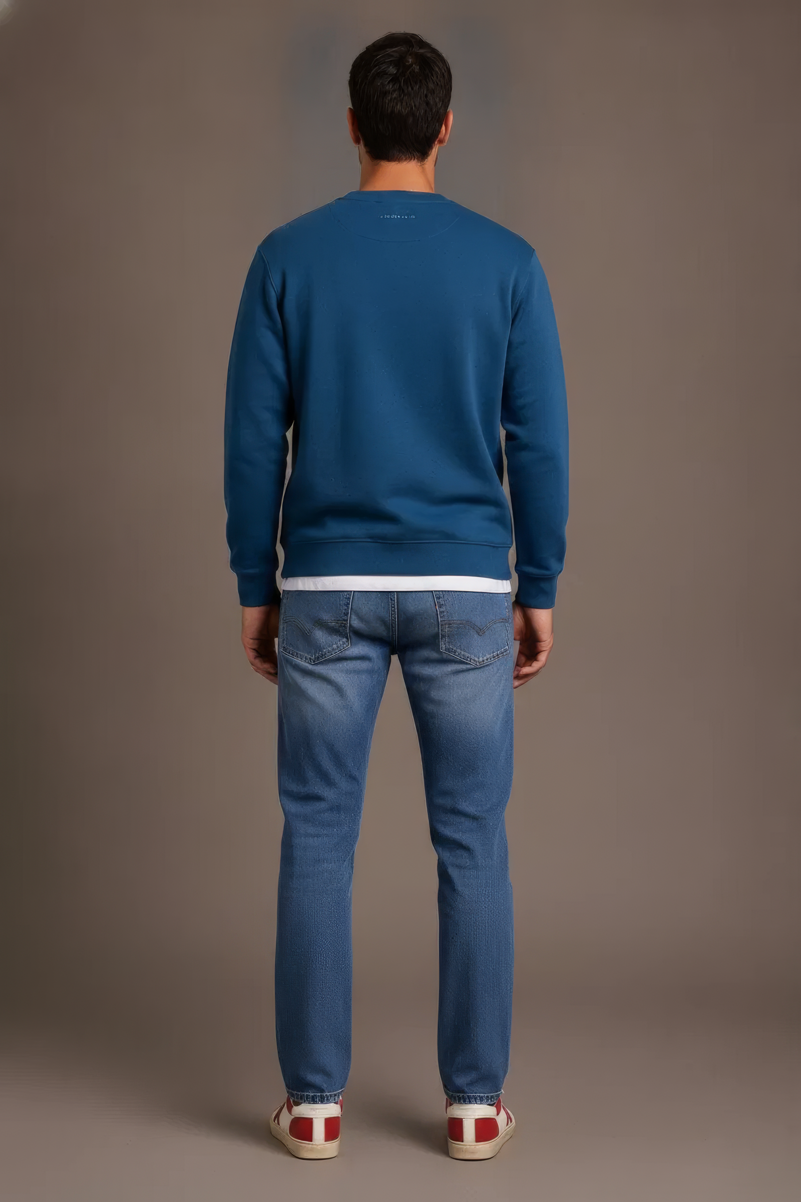 Men’s Premium Pacific Crew Neck Cotton Fleece Sweatshirt
