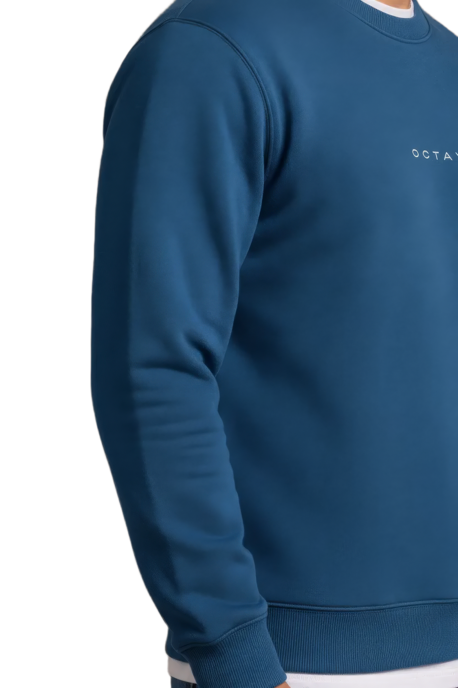 Men’s Premium Pacific Crew Neck Cotton Fleece Sweatshirt