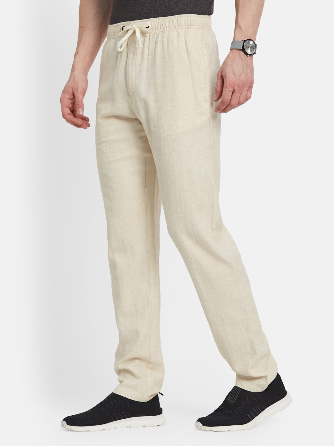 Octave Men Cotton Mid-Rise Track Pant