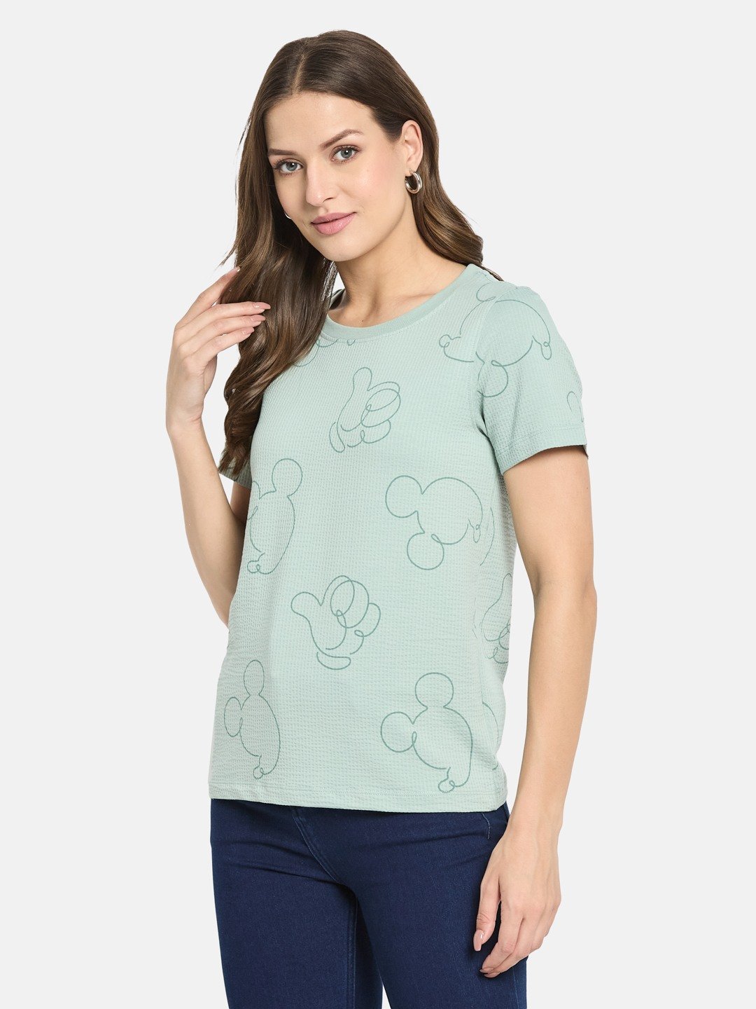 METTLE Women Printed T-shirt