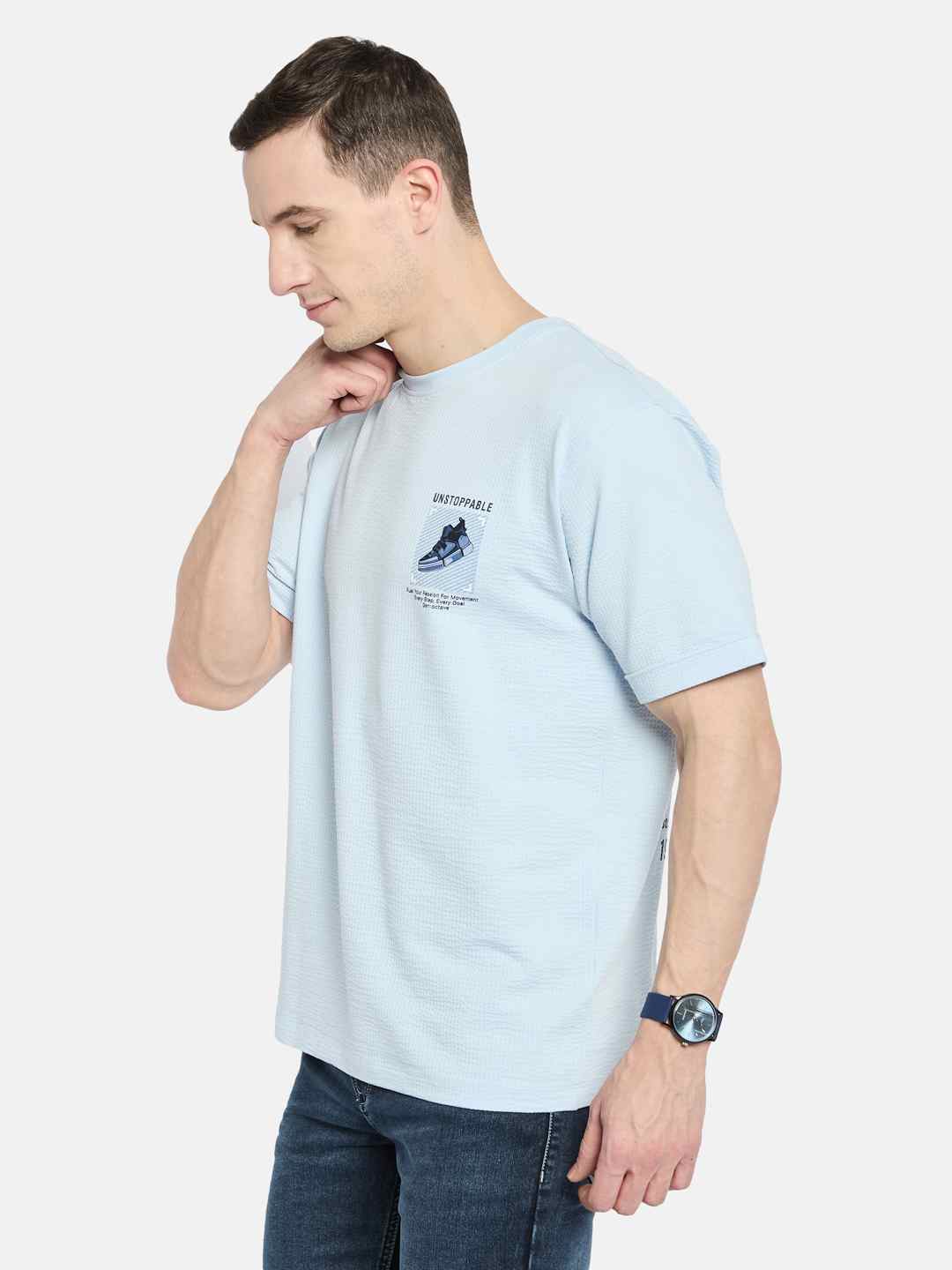 Octave Men Printed T-shirt