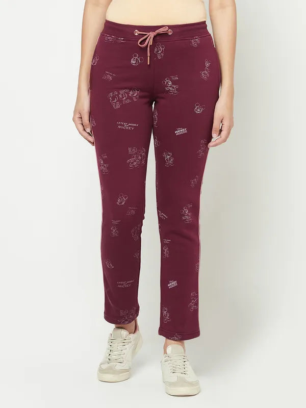 Women Wine Trackpants