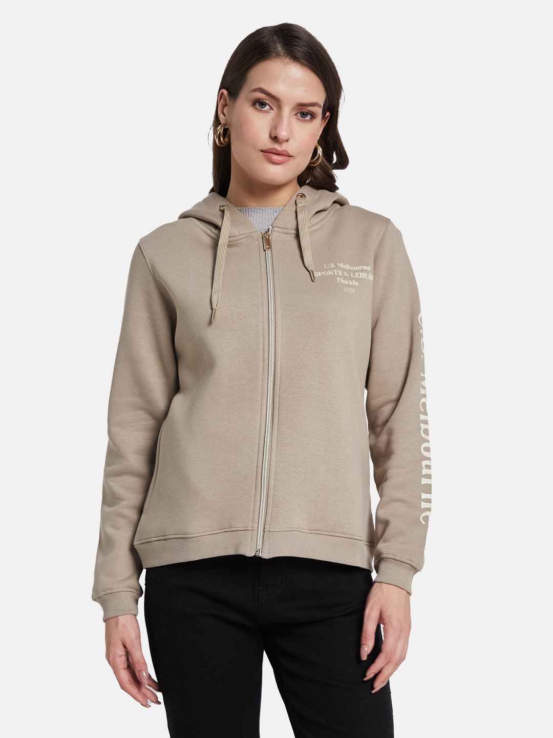 METTLE Women Hooded Sweatshirt
