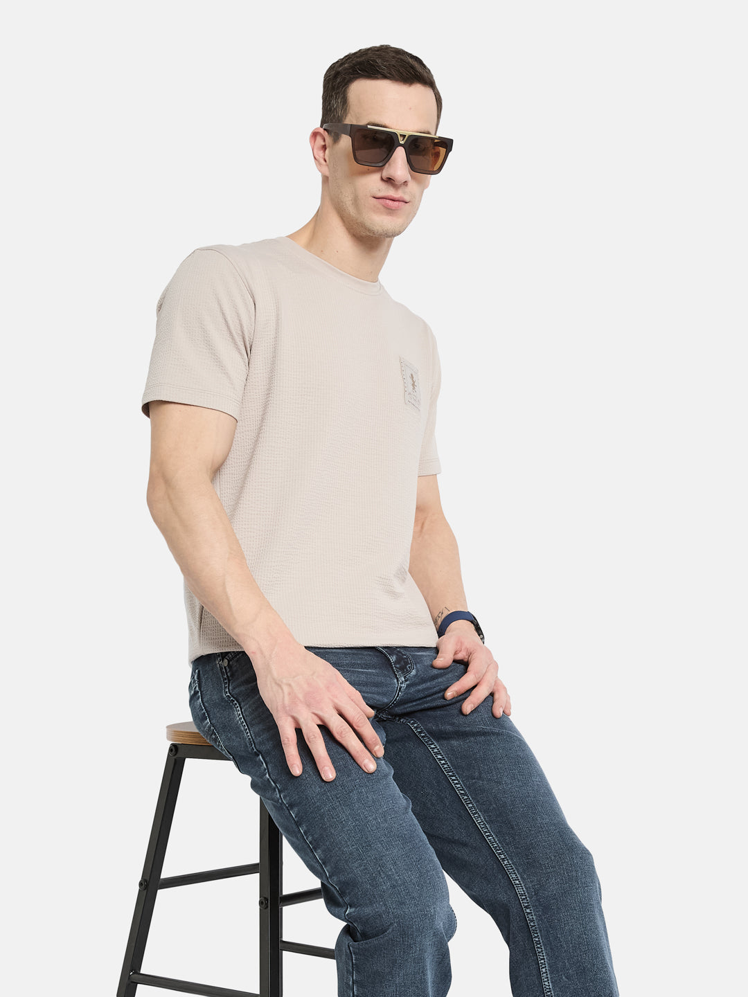 Octave Men Straight Fit Stretchable Jeans
