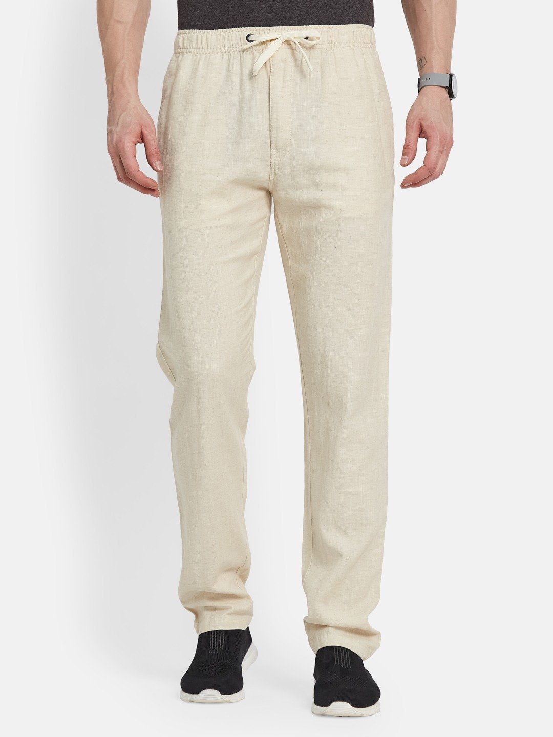 Octave Men Cotton Mid-Rise Track Pant