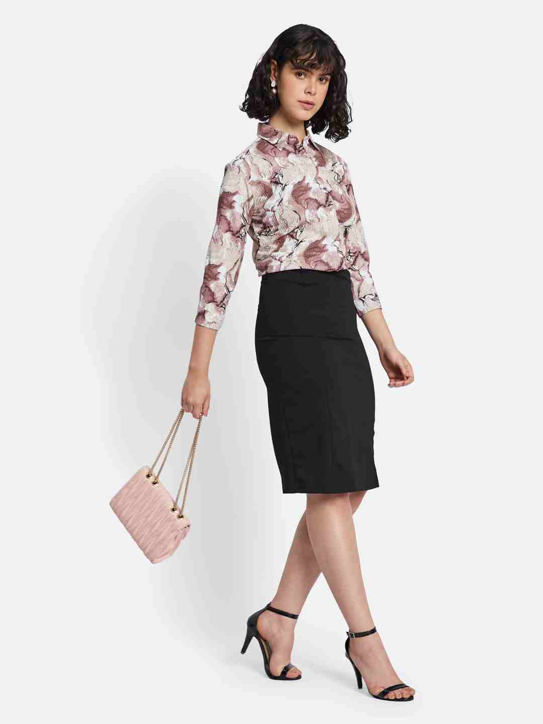 METTLE Women Floral Opaque Printed Casual Shirt