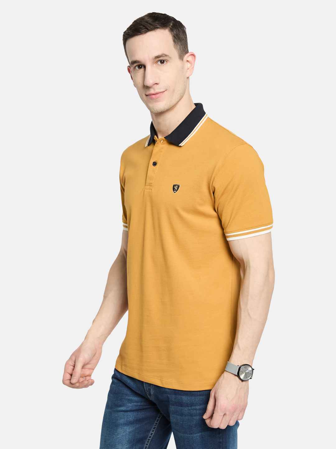 Octave Men Polo Collar T-shirt