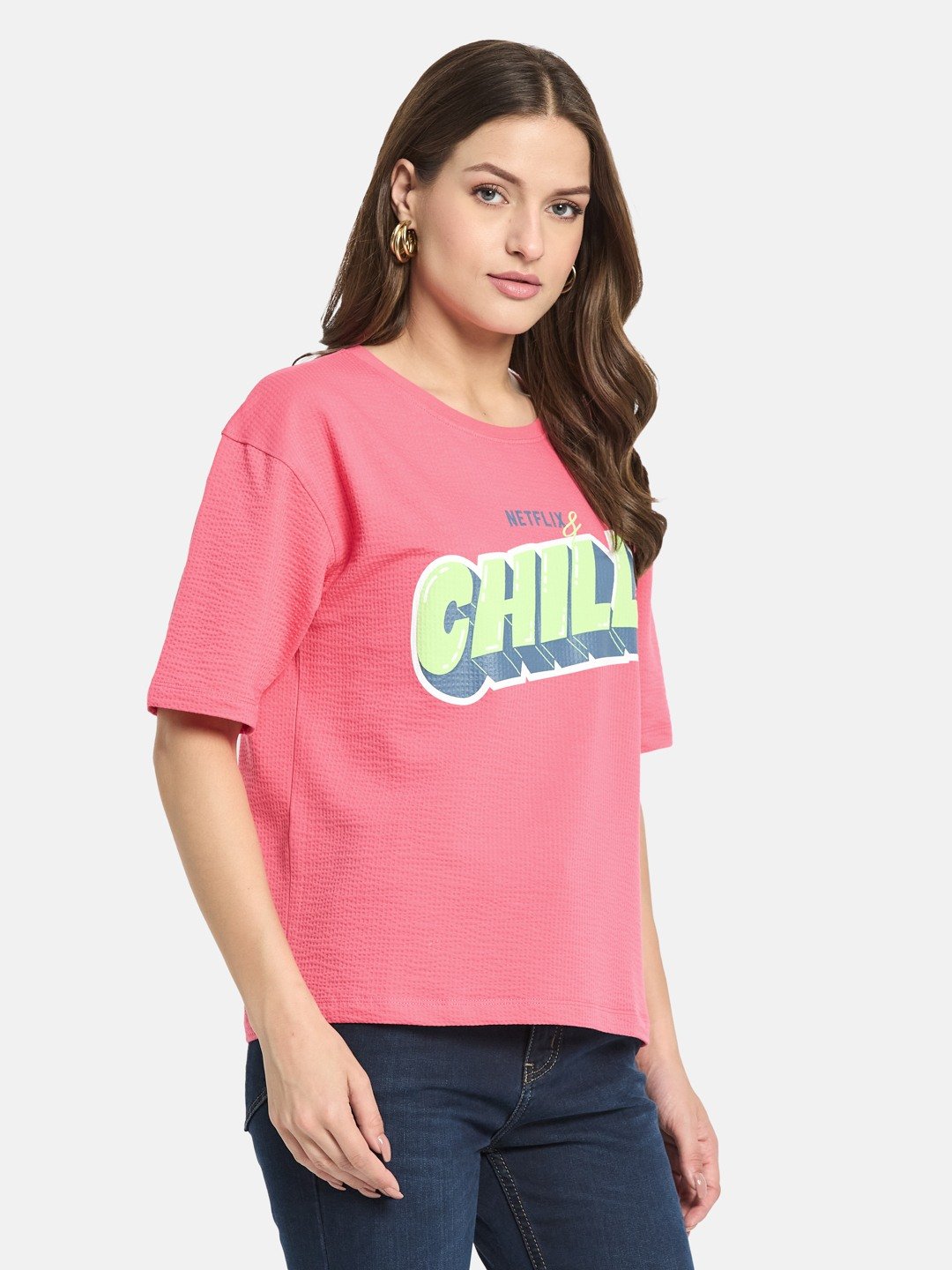 METTLE Women Printed T-shirt