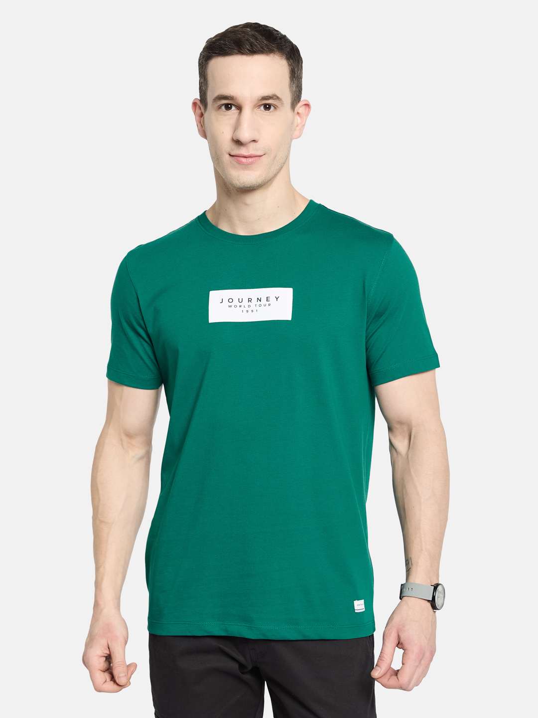 Octave Men Printed T-shirt
