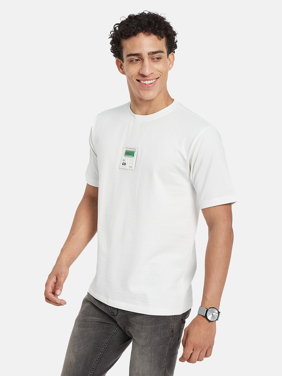 Octave Men Graphic Printed Regular Fit T-shirt