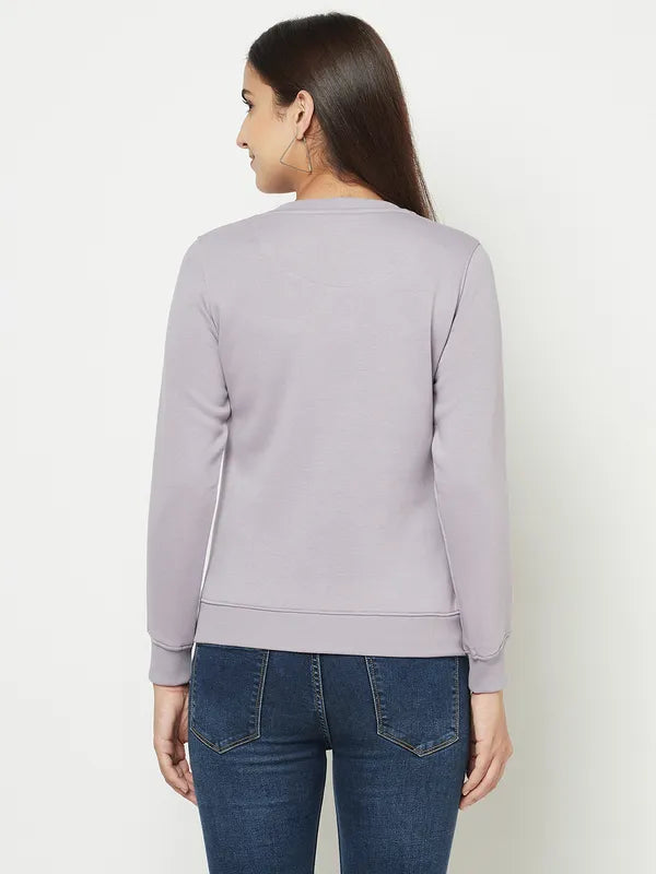 Women Lilac Sweatshirts