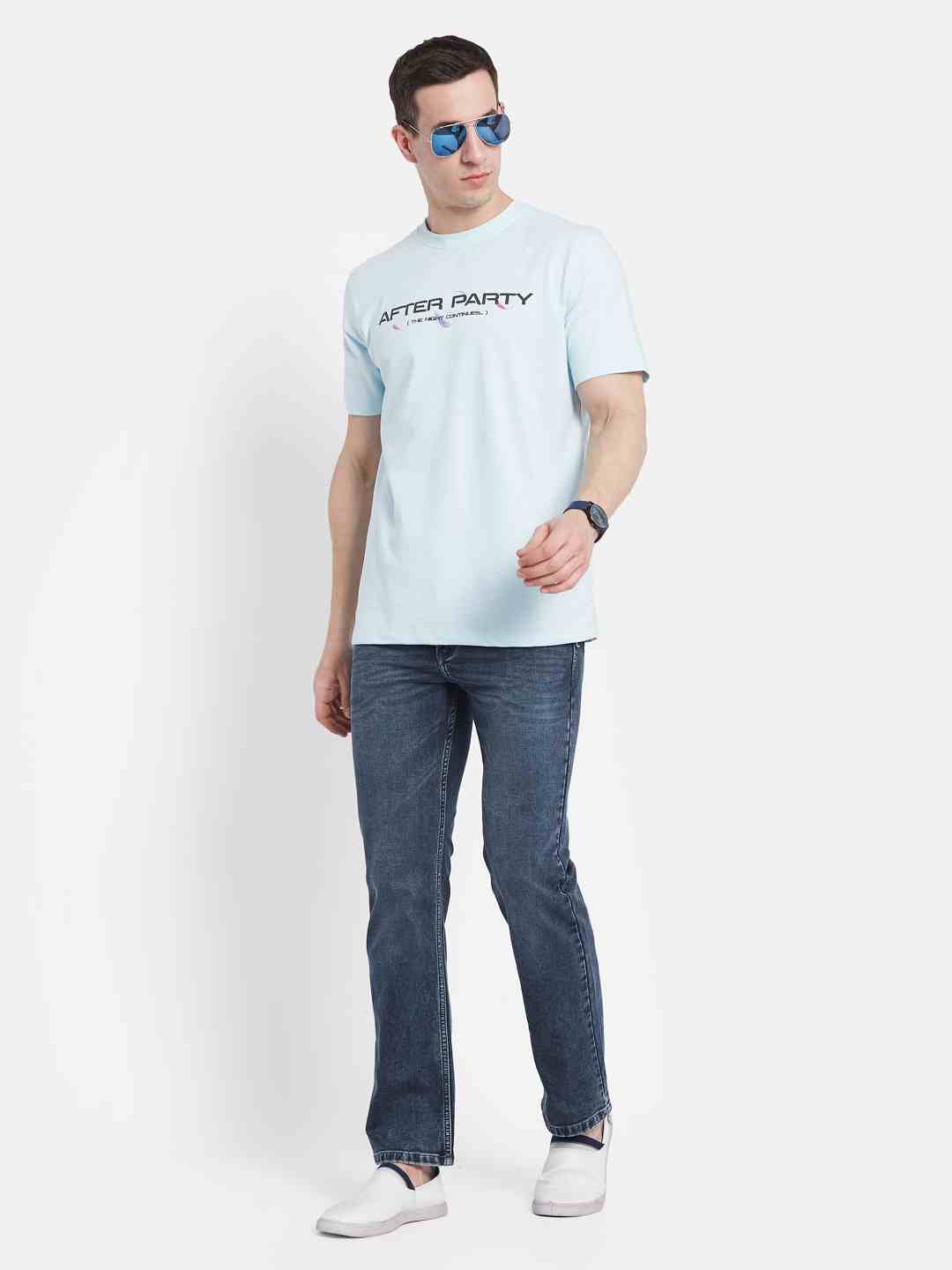 Octave Men Bootcut Stretchable Jeans