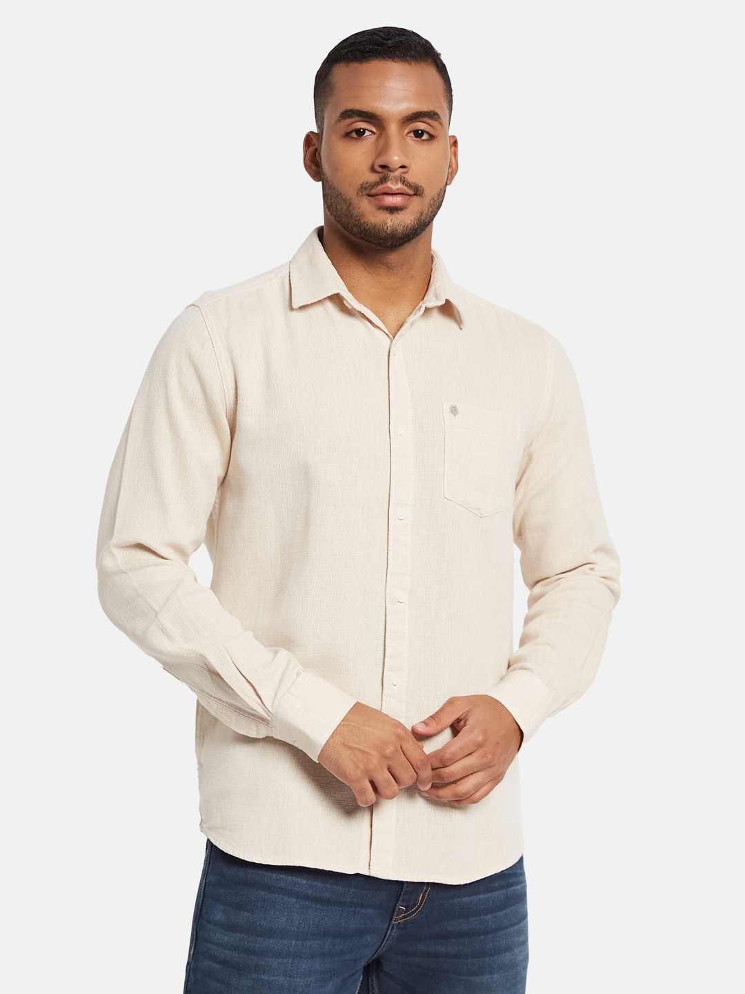 METTLE Men Opaque Casual Shirt