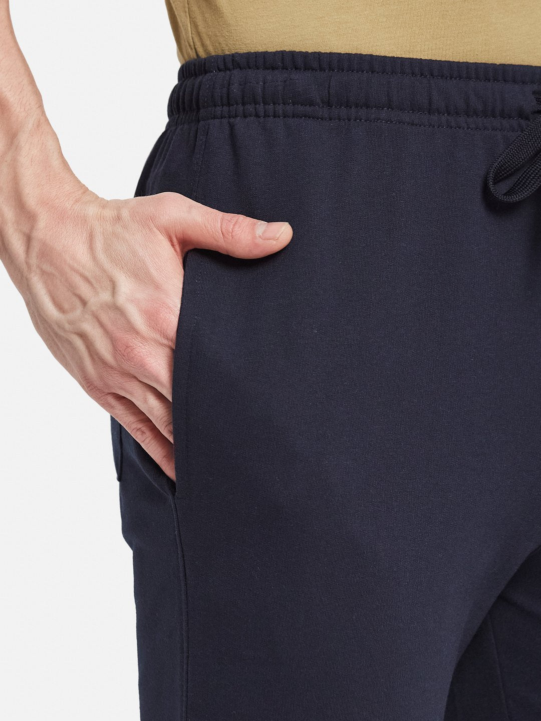 Octave Men Cotton Mid Rise Track Pants