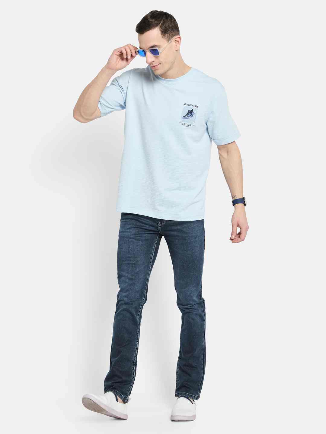 Octave Men Printed T-shirt