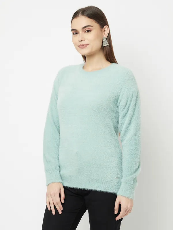 Women Mint Sweaters