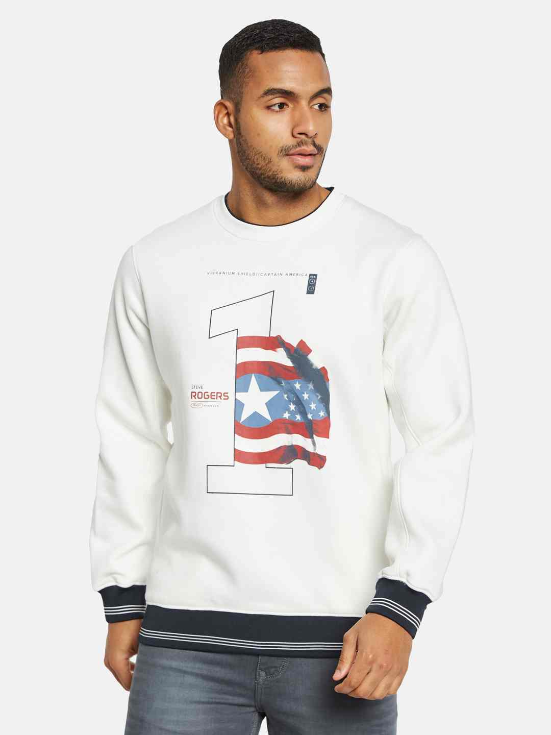 Octave Men Printed Sweatshirt
