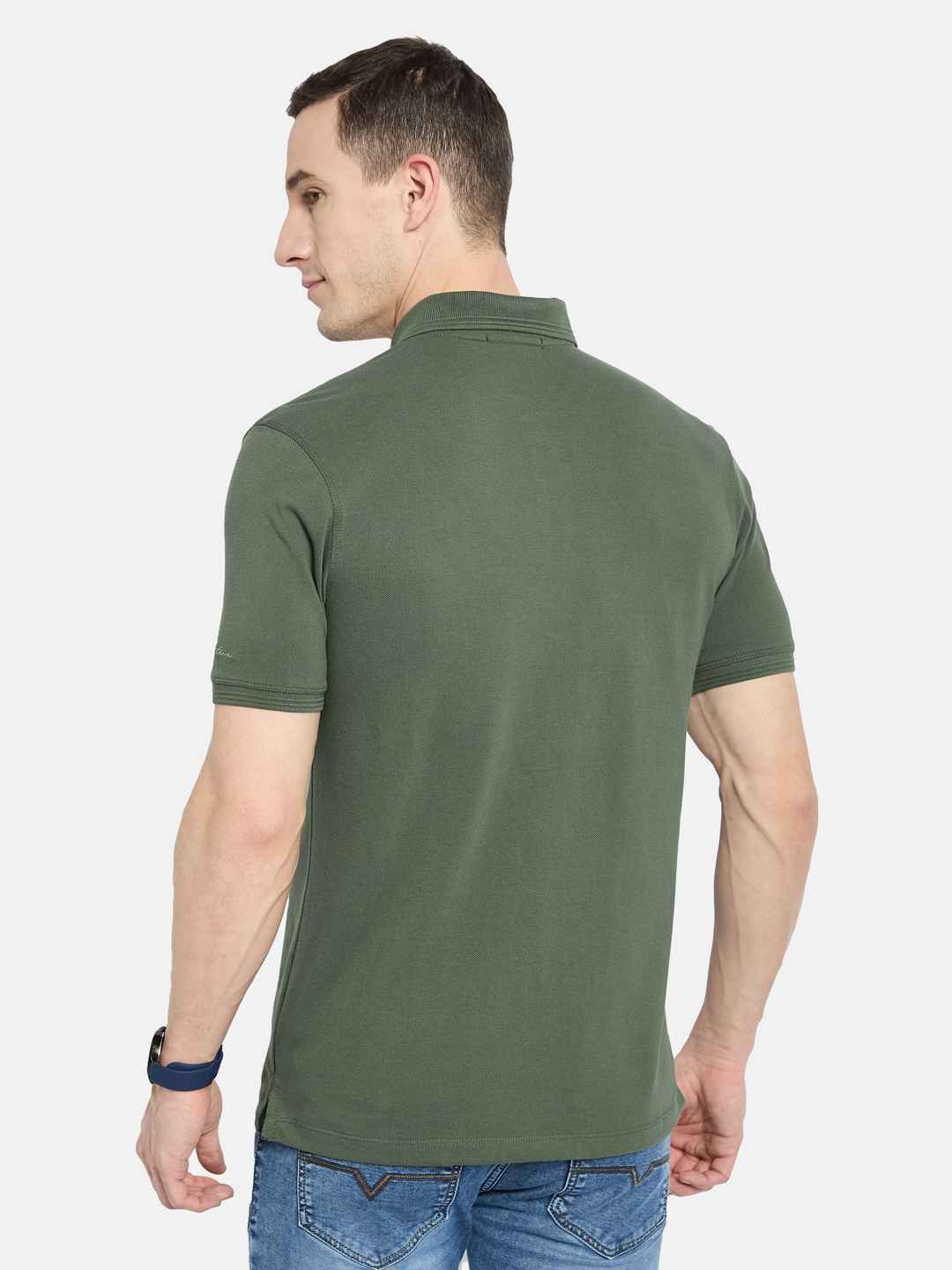 Octave Men Polo Collar T-shirt