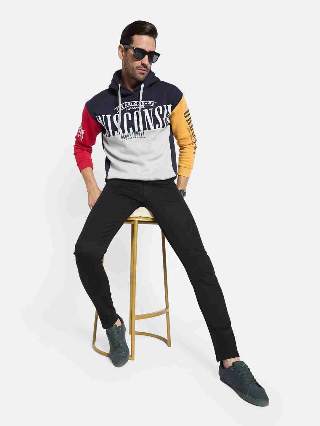 Octave Men Mid-Rise Light Fade Stretchable Jeans