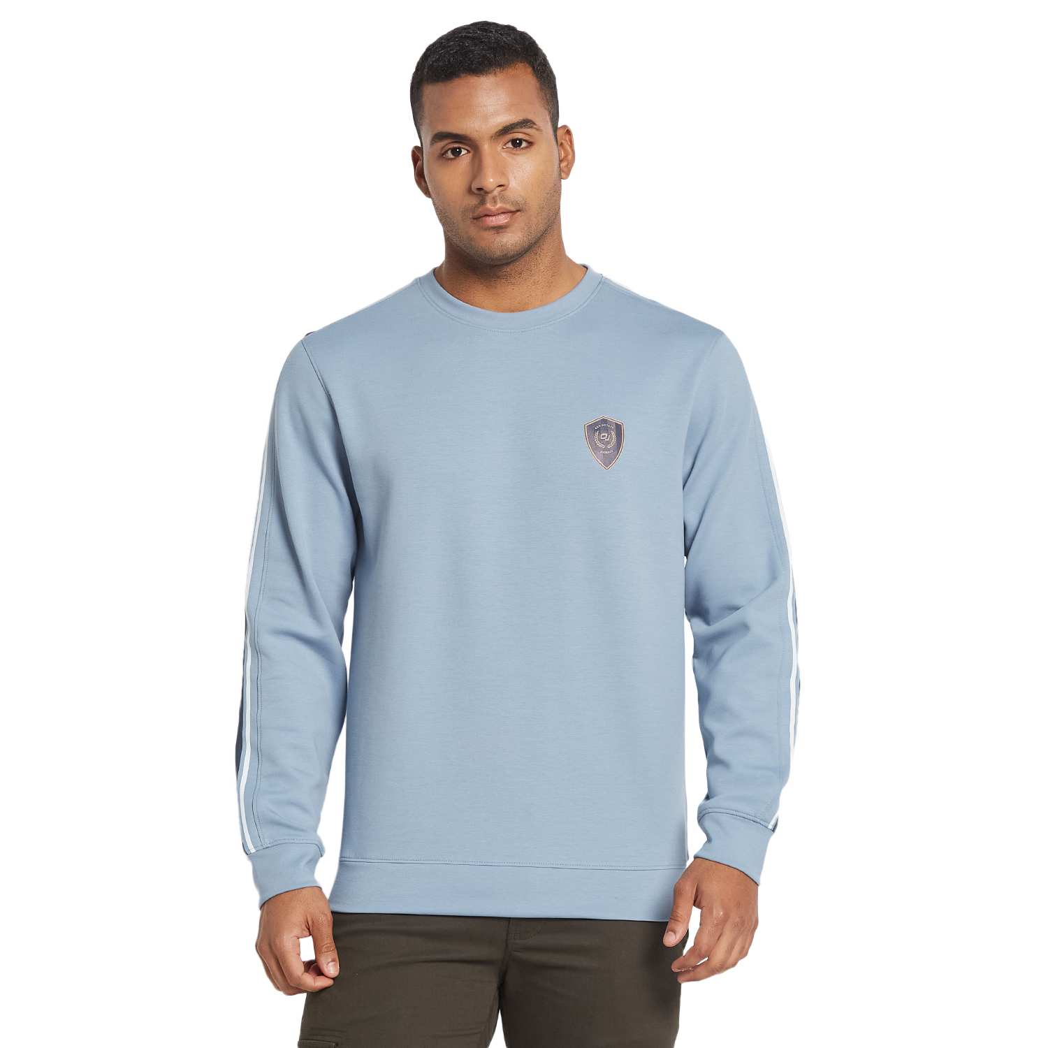Octave Men Printed Round Neck Sweatshirt