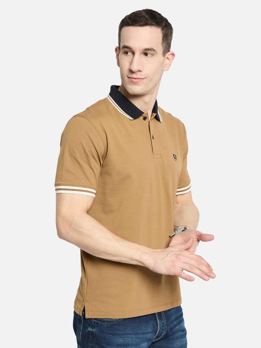 Octave Men Polo Collar T-shirt